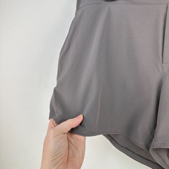 Athleta Shorts Womens Size 8 Purple Elastic Waist Stretch Workout Activewear - Picture 4 of 10